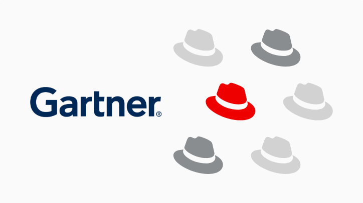 Gartner logo with hats stacked